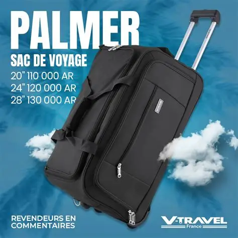 SAC DE VOYAGE A  ROULETTES 20** V-TRAVEL (JASPER-20)