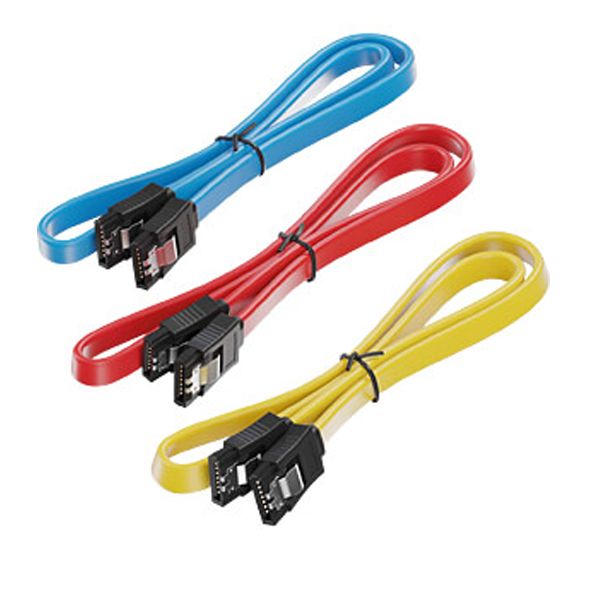 CABLE SATA DATA JAUNE/ROUGE