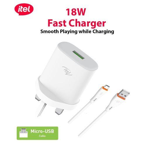 CHARGEUR  ITEL QC3.0 18W M21P FAST CHARGE