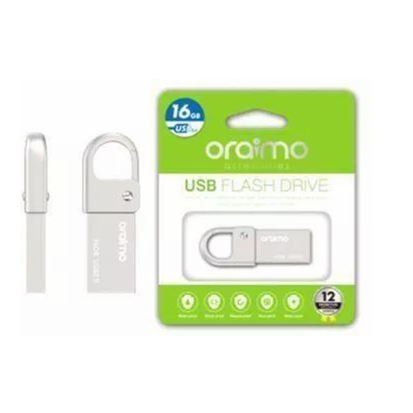 ORAIMO FLASH DRIVE 16GB SILVER CM-16AR