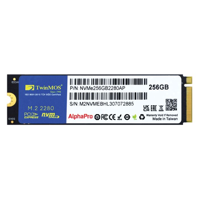 DISQUE DUR INT NMVE PCIE 256GB SSD
