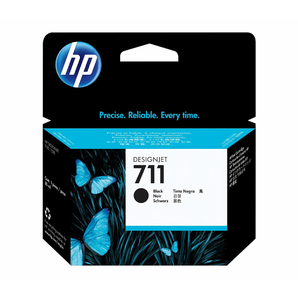 CARTOUCHE D'ENCRE NOIRE HP 711 80ml (haute capacité)
