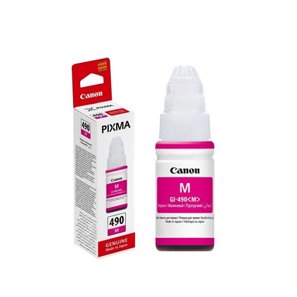 FLACON ENCRE CANON INK GI-490 MAGENTA EMB