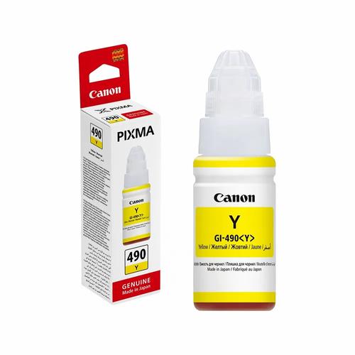 FLACON D'ENCRE CANON INK GI-490 YELLOW EMB