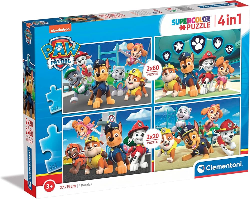 JOUET CLEMENTONI PUZZLE PAT PATROUILLE 20PIECES