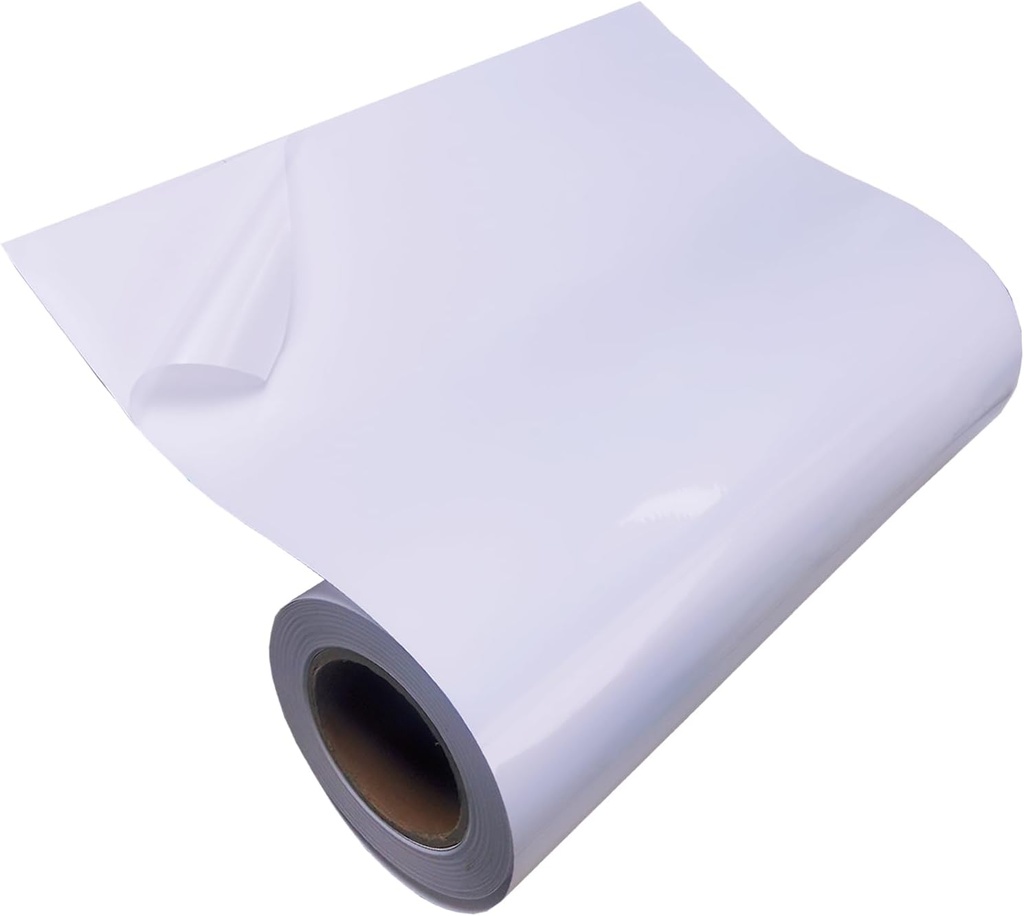 AUTOCOLLANT VINYLE BLANC LAIZE 1M07 x50 FC ES STICKER WHITE 60'' #1216 /P