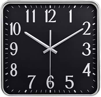 CLOCK SQUARE HQ 20x20 SFS-GC04, SPT-C03