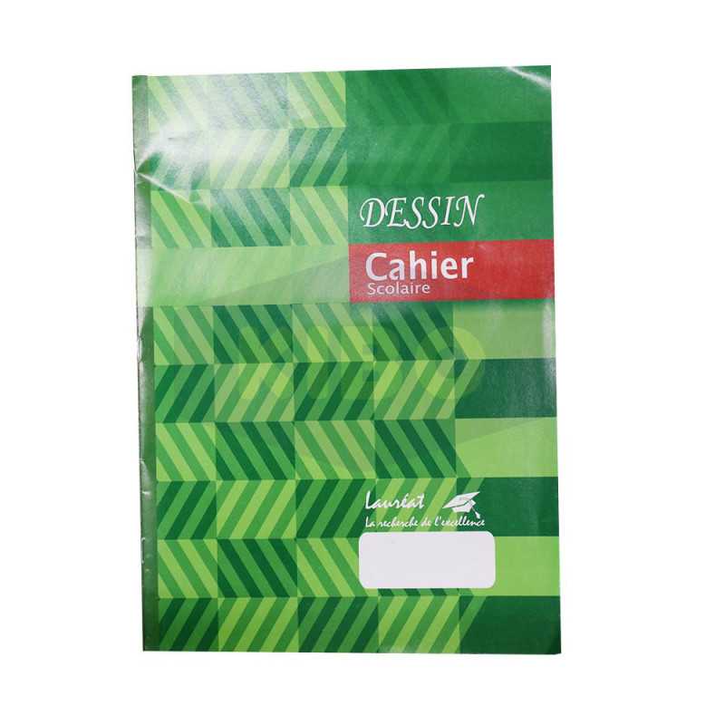 CAHIER DE DESSIN UNI 17*22  16P LAUREAT REF102