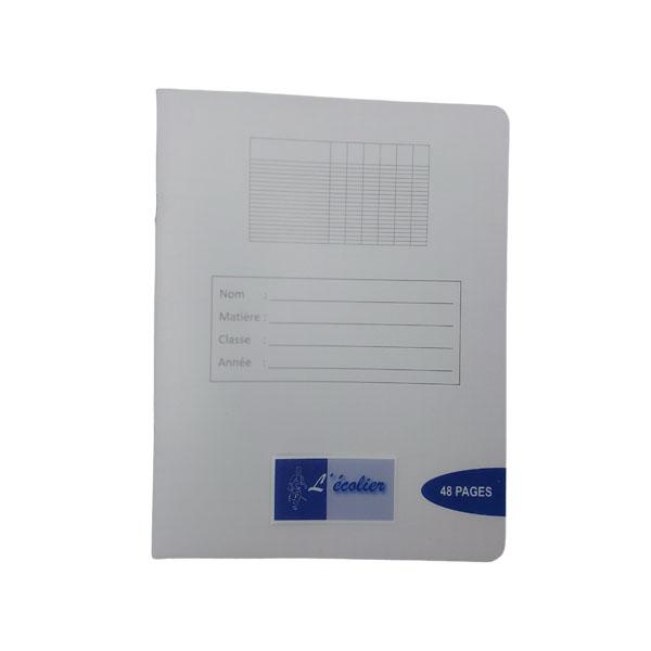 CAHIER 17*22 48P 90G POLYPRO ECOLIER TRANSPARENT 