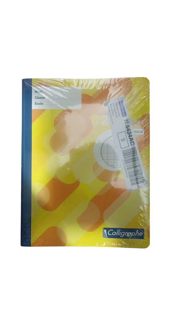 CAHIER 17*22 192P 56G CALLIGRAPHE REF 5434