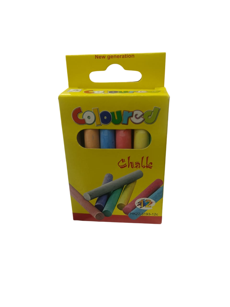 CRAIE COULEUR CHALK BOITE DE 10 HK22-3193-12C