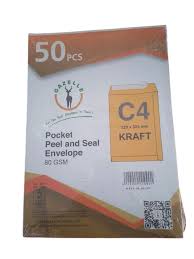 ENVELOPPE KRAFT GAZELLE A5 PQT DE 50/B+