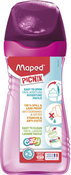 GOURDE EN PLASTIQUE ORIGINS 430ML PICNIK MAPED PINK A0356643