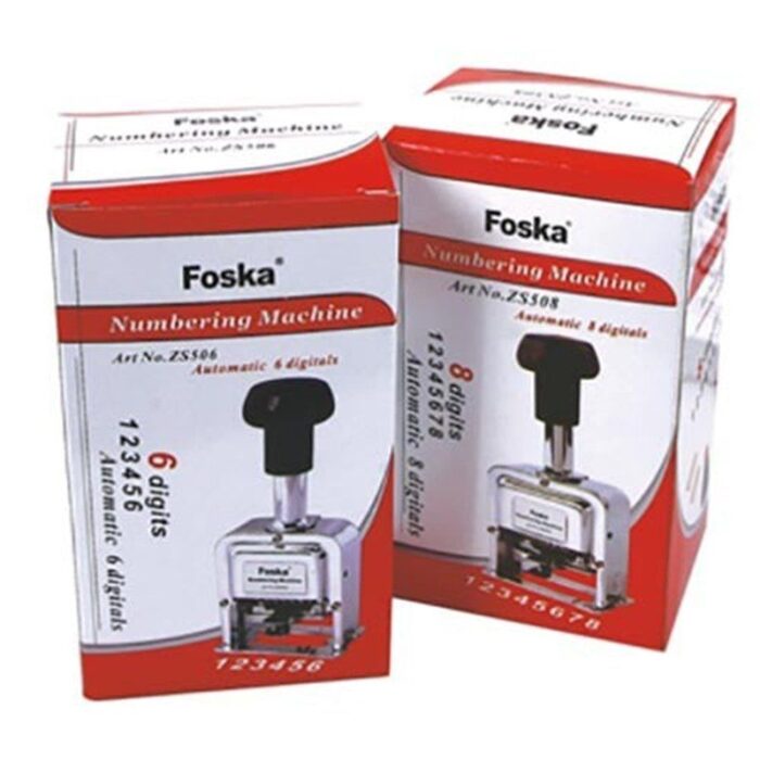 NUMEROTEUR FOSKA 6 CHIFFRES 5MM ZS 506