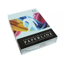 PAPIER VELIN A4 COULEUR PAPERLINE  PQT DE 250