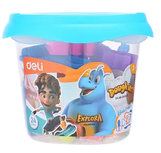 PATE A MODELER DELI 24 COULEUR EN POT REF:D753 86