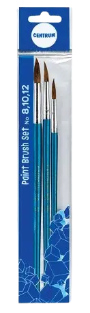 PINCEAU CENTRUM POCHETTE DE 3 (8-10-12)