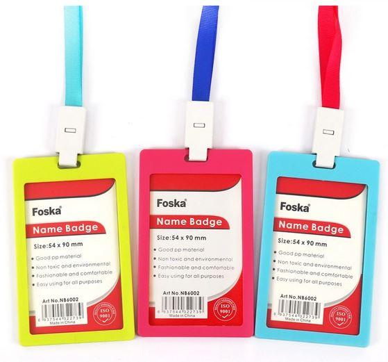 BADGE NOMINATIF NB6002/NB6001 FOSKA
