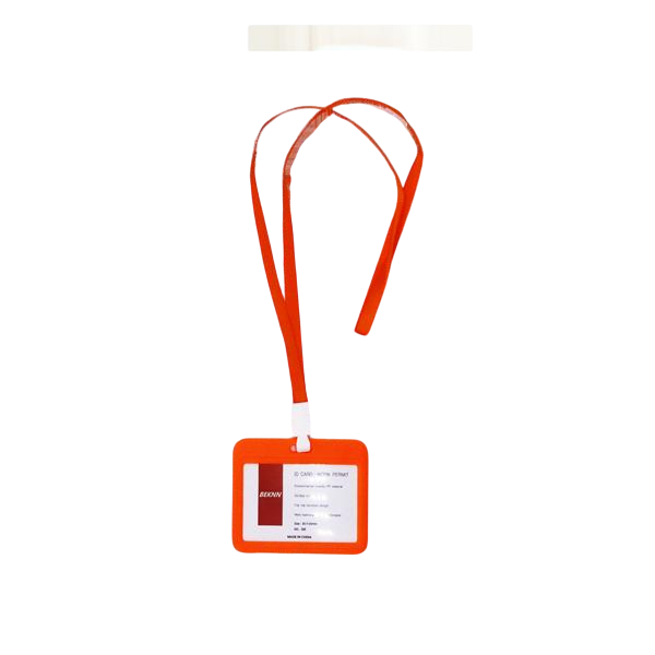 PORTE BADGE HORIZONTALE AVEC CORDON BEKNN 85*54