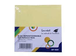 POST IT JAUNE 125*75 LAUREAT