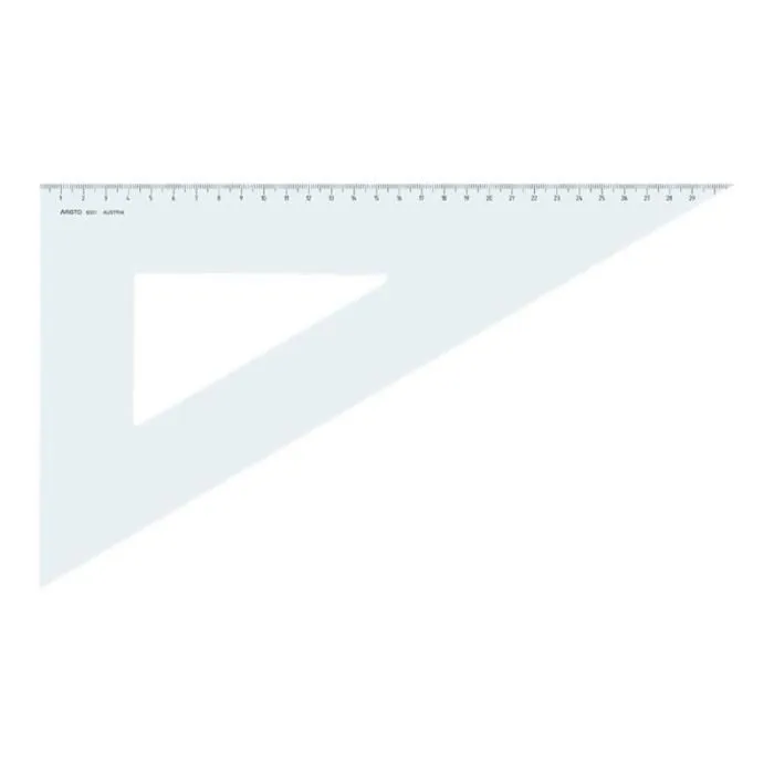 EQUERRE 20CM CRISTAL 20CM