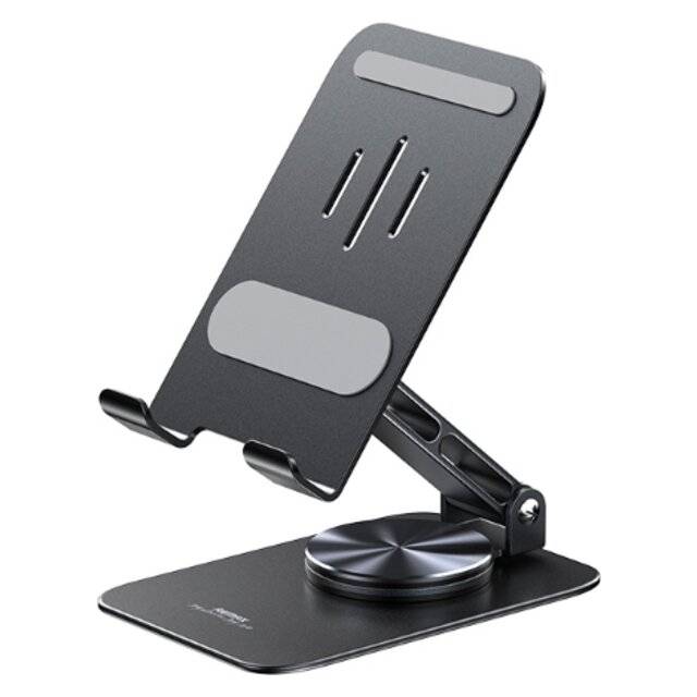 STAND DE BUREAU POUR TELEPHONE/TABLETTE REMAX MOD.RM-C38  (CARBON METAL)