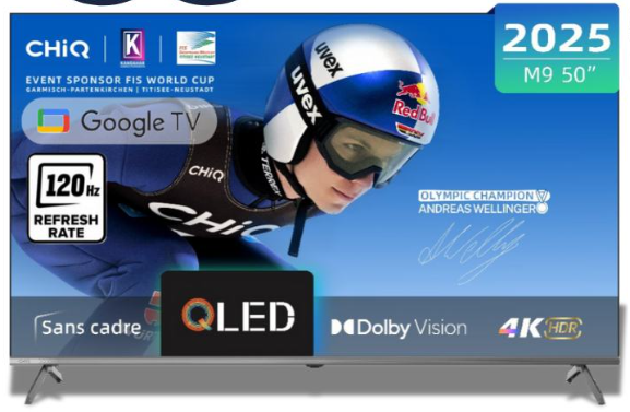 TELEVISION 50P CHIQ QLED 50QM9S-PRO