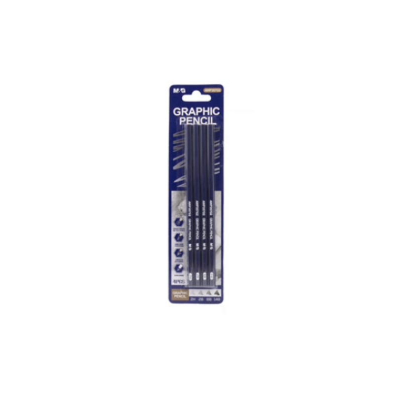 CRAYON GRAPHITE MG PAQUET DE 4 AWP357G2