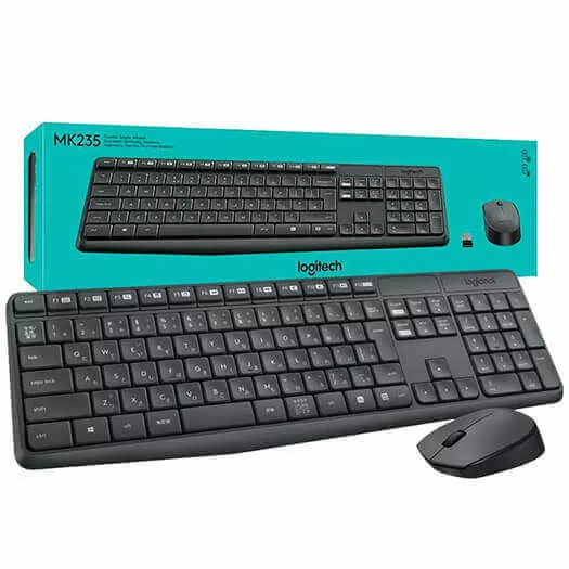 CLAVIER + SOURIS SANS FIL LOGITECH MK235 AZERTY