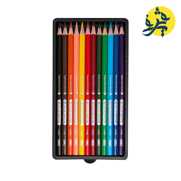 CRAYON DE COULEUR DELI 12CLRS DEC00307