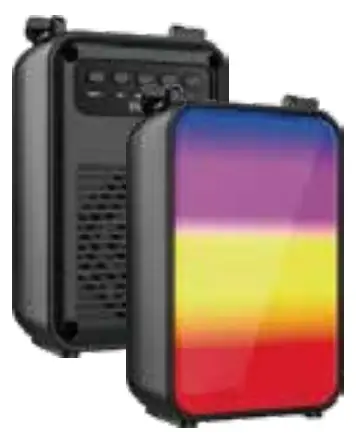 SPEAKER LED FLAME VIBE AUDIO DG-SBSS-BLK