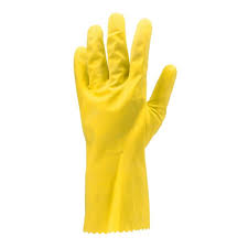 [STO:ENTR-04157] ENTRETIEN GANT DE MENAGE EN LATEX JAUNE TAILLE XL