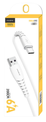 [STO:CABL-01330] CABLE X39 IOS2 USB TO IOS 6A 2M BLANC