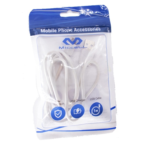 [STO:CABL-01233] CABLE MICCELL IPHONE 1M