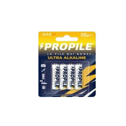 [STO:PILE-07317] PILE PROPILE ULTRA ALKALINE AAA/LR03 PQT DE 4