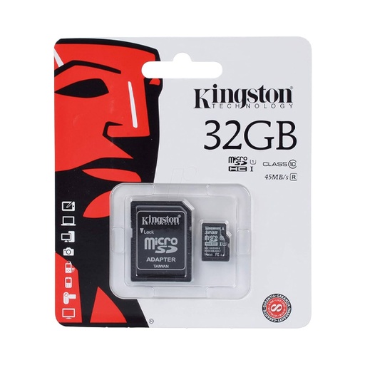 [STO:MICR-06630] MICRO CARTE SD 32GB KINGSTON SDC10G2/32GB