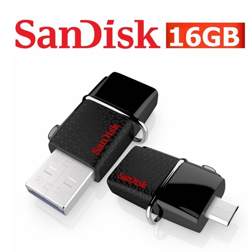 [STO:FLAS-04672] FLASH DISK 16GB OTG SANDISK DUAL TYPE-C