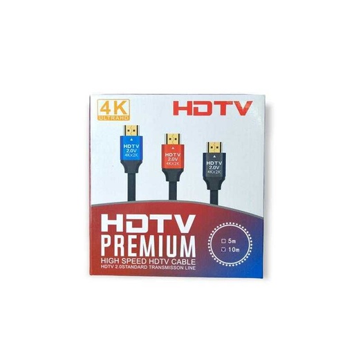 [STO:CABL-01174] CABLE HDMI MALE/MALE 5M 4K BOX PACK /I