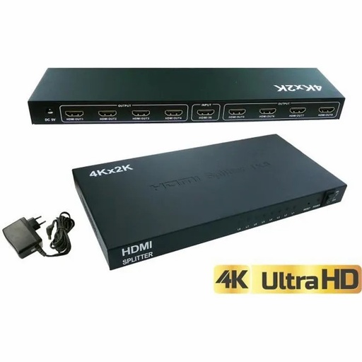 [STO:SPLI-08921] SPLITTER HDMI 8 PORTS HT-003 1080P 1*8 /Q