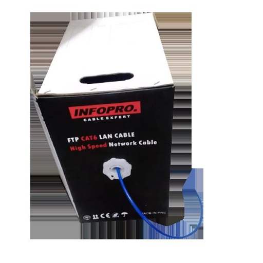 [STO:CABL-01266] CABLE RESEAU INFOPRO 305M CAT6