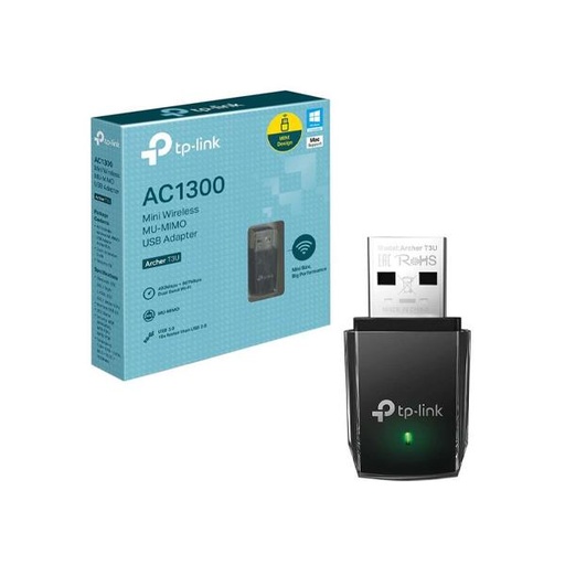 [STO:CART-02161] CARTE RESEAU WIFI EN USB TPLINK ARCHER MOD.T3U  (AC1300/BI-BANDE/USB3.0/MINI)