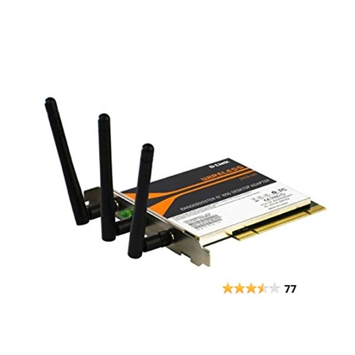 [STO:CART-02156] CARTE RESEAU DLINK DWD-547 N300 PCI WIFI 3 ANTENNES