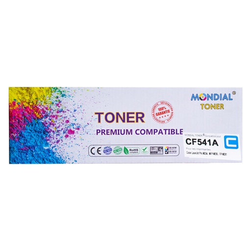 [STO:TONE-10513] TONER MONDIALTONER HP CF541A CYAN