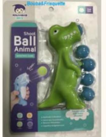 [STO:JOUE-05787] JOUET SHOOT BALL ANIMAL AJ31