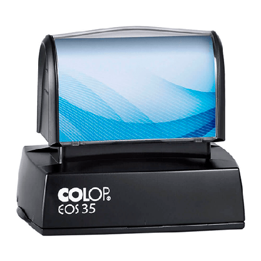 [STO:CACH-01404] CACHET RECTANGULAIRE 30*51 EOS35 COLOP BLEU/109573