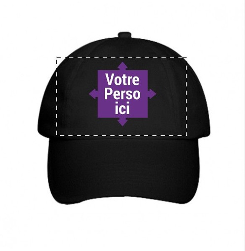 [STO:CASQ-02388] CASQUETTE PERSONNALISEE