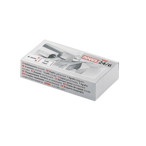 [STO:AGRA-00091] AGRAFE 24/6 NOVUS REF 040-0158