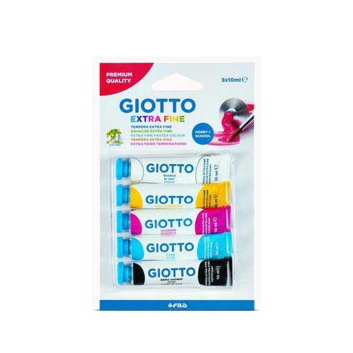 [STO:GOUA-04896] GOUACHE 5TUBES GIOTTO