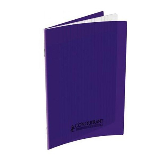 [STO:CAHI-01614] CAHIER 17*22 48P SEYES 90G POLYPRO CONQUERANT VIOLET