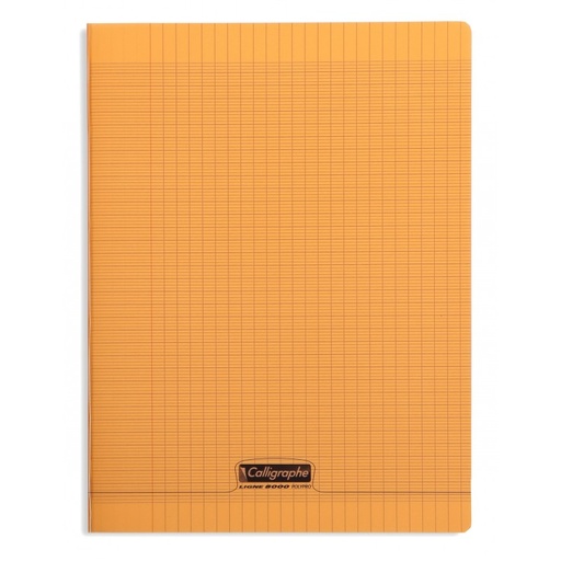 [STO:CAHI-01754] CAHIER A4 96P 90G POLYPRO CALLIGRAPHE ORANGE